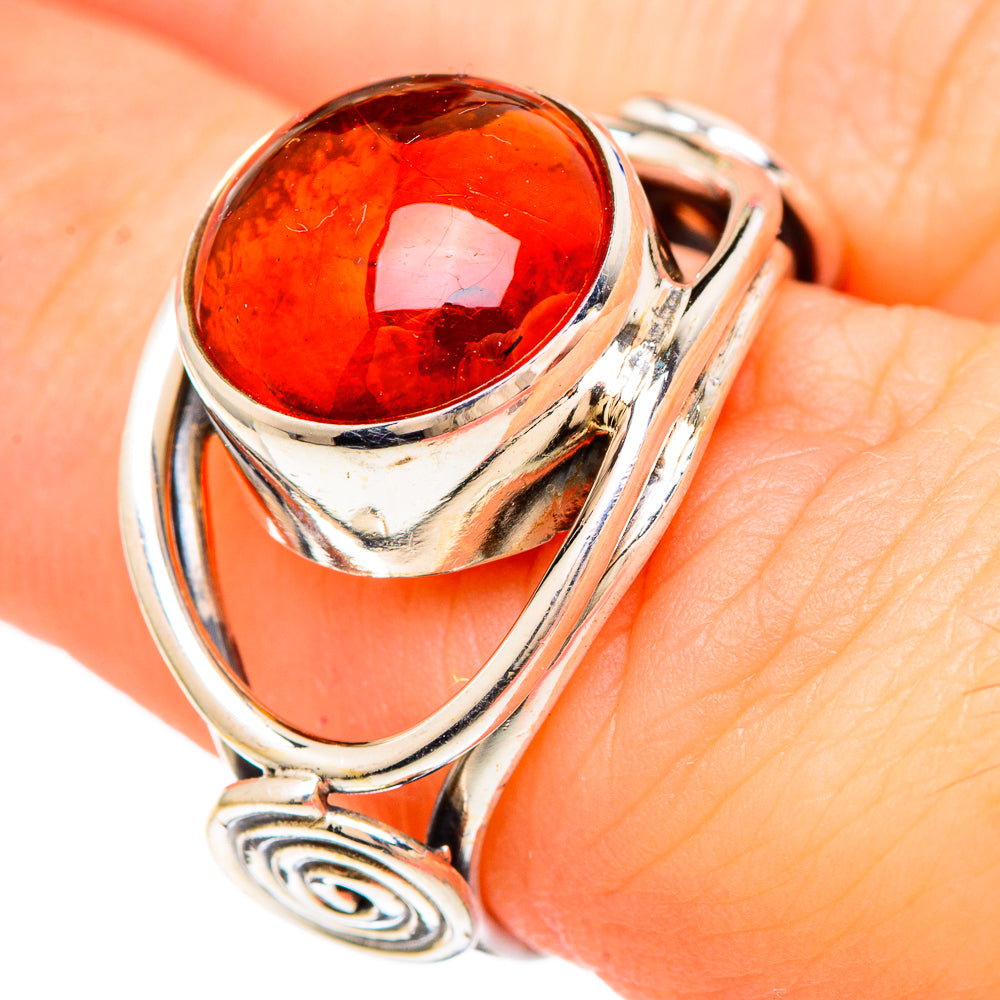 Baltic Amber Rings handcrafted by Ana Silver Co - RING99252