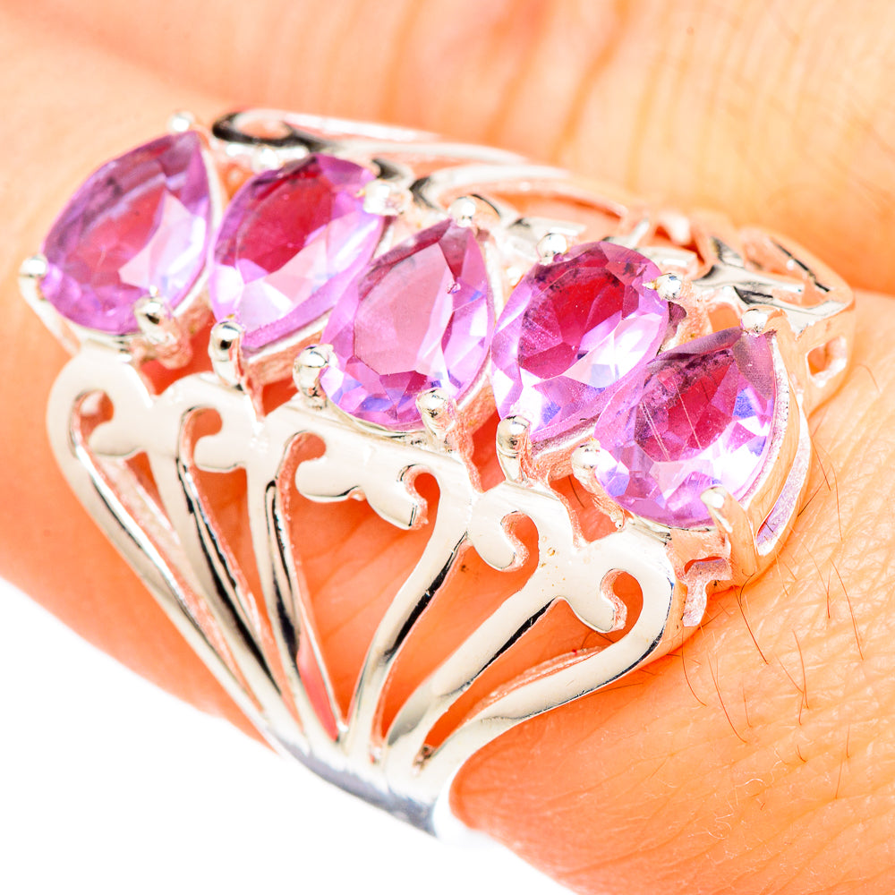Color Change Alexandrite (lab.) Rings handcrafted by Ana Silver Co - RING99259