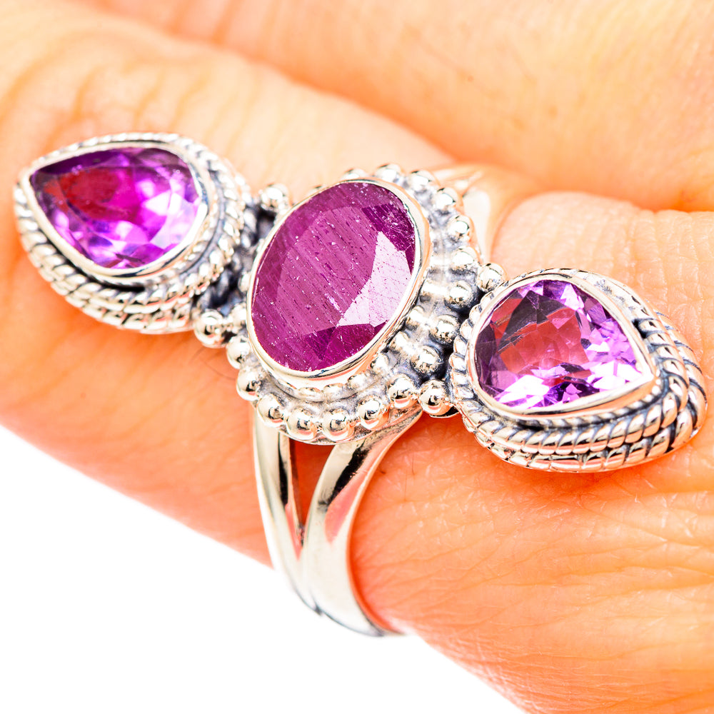Ruby Rings handcrafted by Ana Silver Co - RING99273