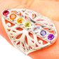 Multi-stone Rainbow Chakra Rings handcrafted by Ana Silver Co - RING99275