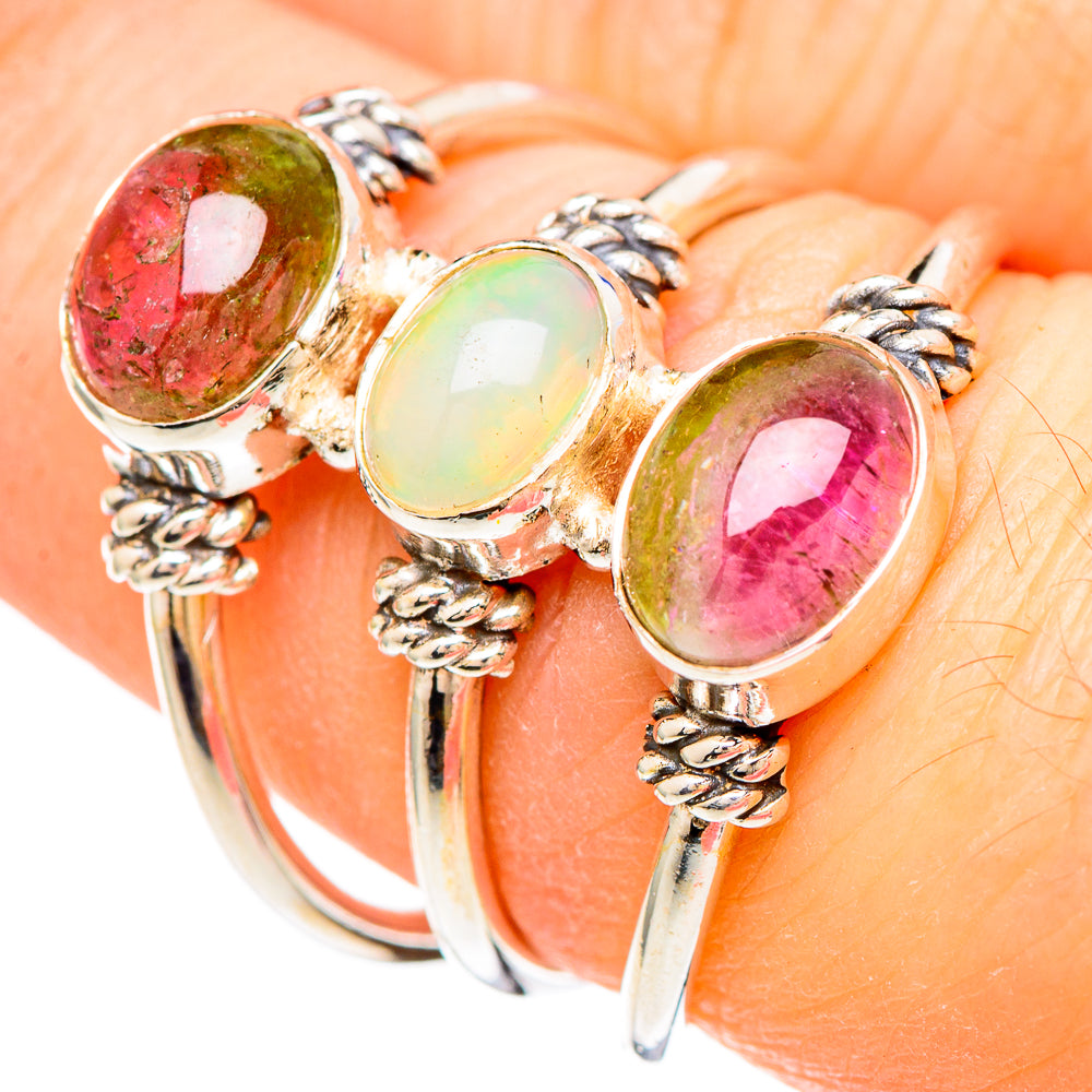 Ethiopian Opal Rings handcrafted by Ana Silver Co - RING99276
