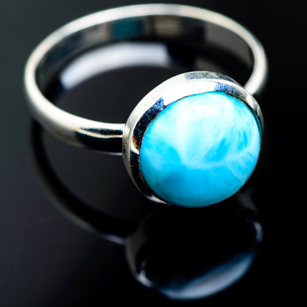 Larimar Rings handcrafted by Ana Silver Co - RING992790