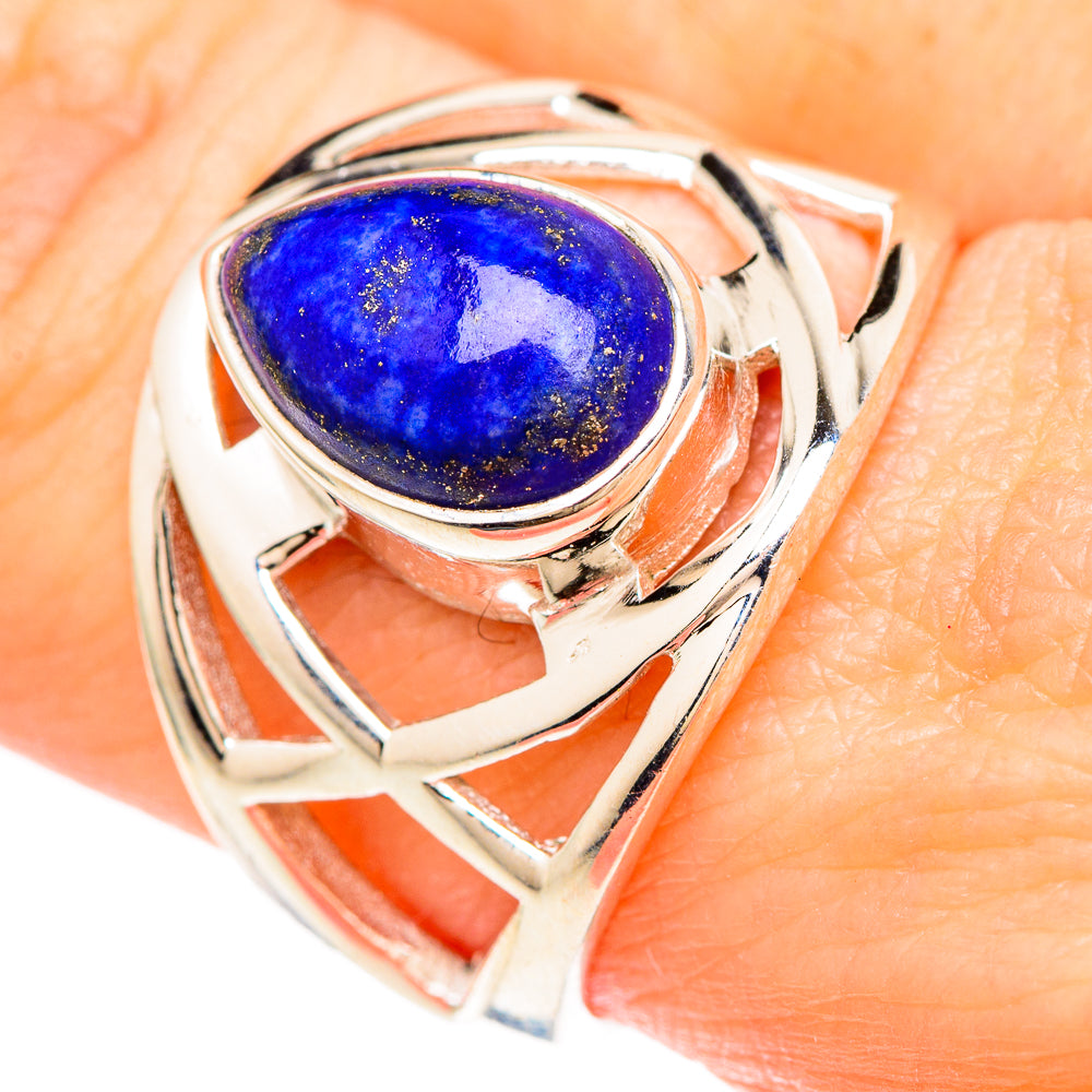 Lapis Lazuli Rings handcrafted by Ana Silver Co - RING99284