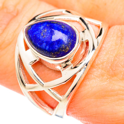 Lapis Lazuli Rings handcrafted by Ana Silver Co - RING99284
