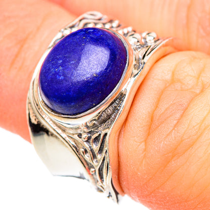 Lapis Lazuli Rings handcrafted by Ana Silver Co - RING99287
