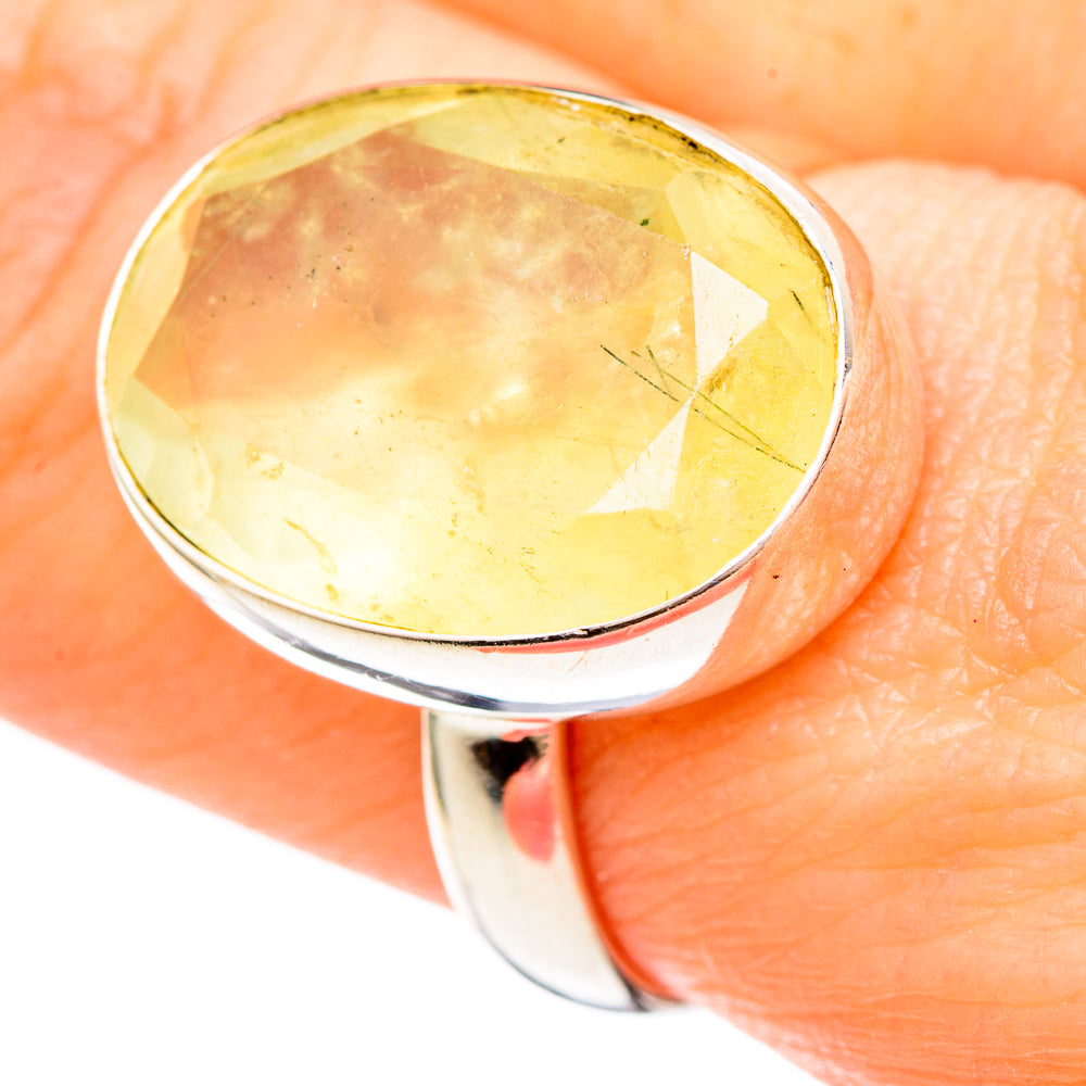 Prehnite Rings handcrafted by Ana Silver Co - RING99290