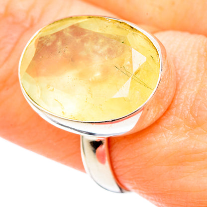 Prehnite Rings handcrafted by Ana Silver Co - RING99290