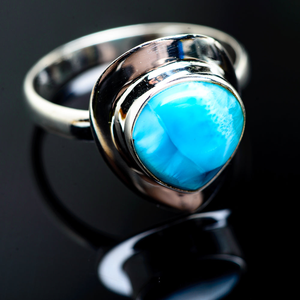 Larimar Rings handcrafted by Ana Silver Co - RING992918