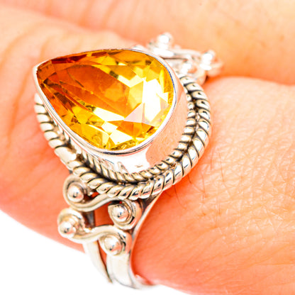 Citrine Rings handcrafted by Ana Silver Co - RING99293