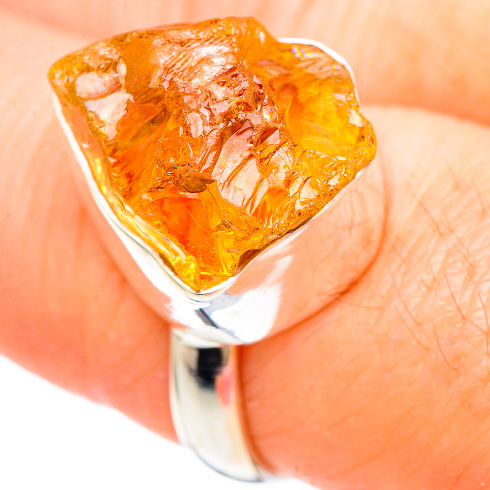Citrine Rings handcrafted by Ana Silver Co - RING99294