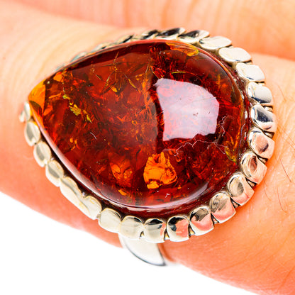 Baltic Amber Rings handcrafted by Ana Silver Co - RING99296