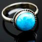 Larimar Rings handcrafted by Ana Silver Co - RING993082