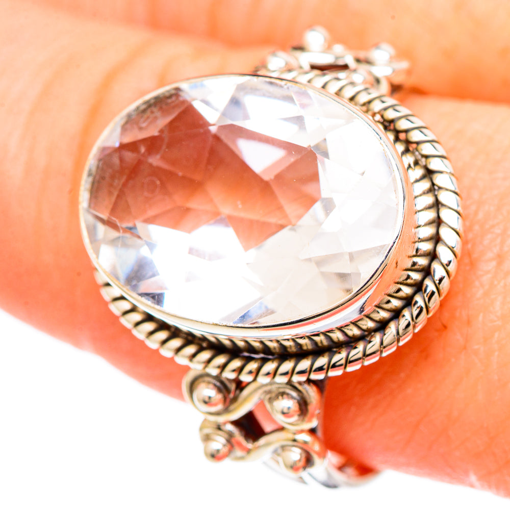 White Quartz Rings handcrafted by Ana Silver Co - RING99313