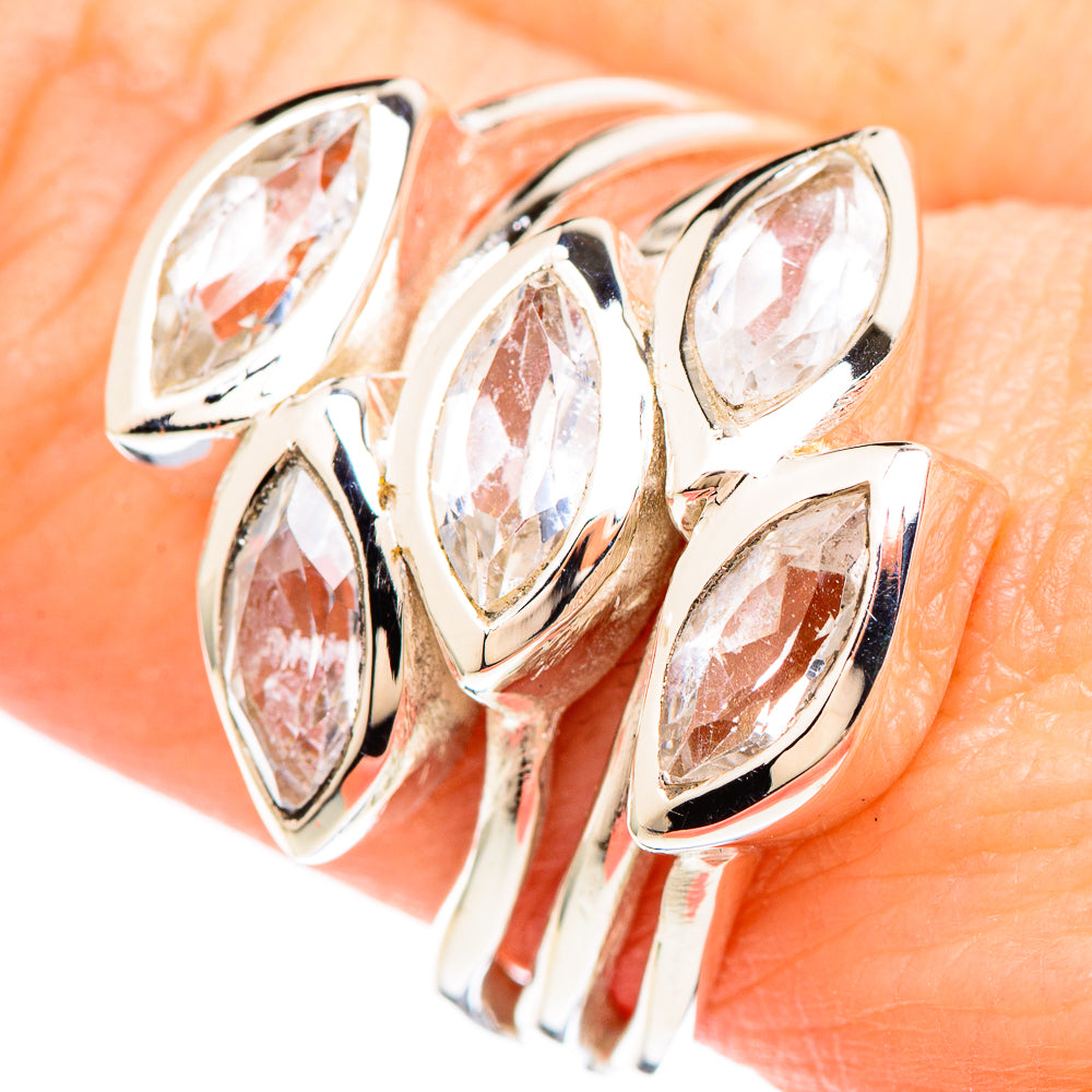 White Quartz Rings handcrafted by Ana Silver Co - RING99314