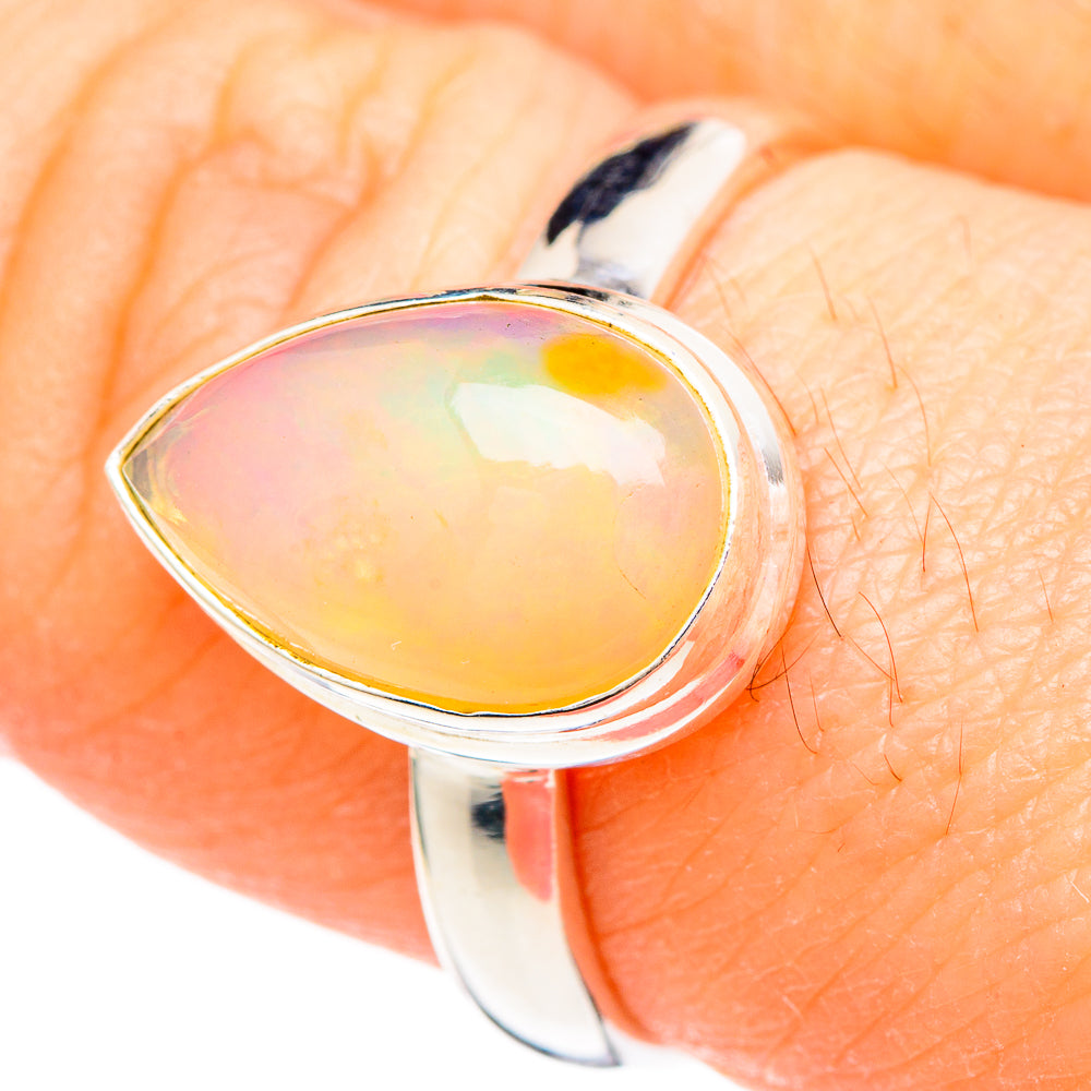 Ethiopian Opal Rings handcrafted by Ana Silver Co - RING99318