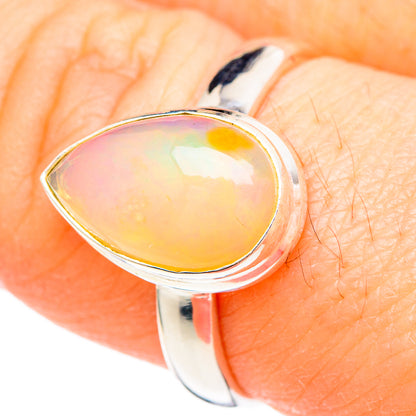 Ethiopian Opal Rings handcrafted by Ana Silver Co - RING99318