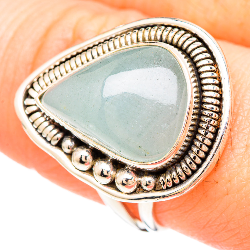 Aquamarine Rings handcrafted by Ana Silver Co - RING99320