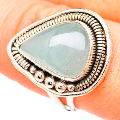 Aquamarine Rings handcrafted by Ana Silver Co - RING99320