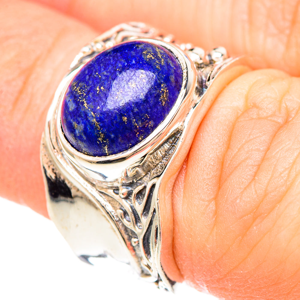 Lapis Lazuli Rings handcrafted by Ana Silver Co - RING99322