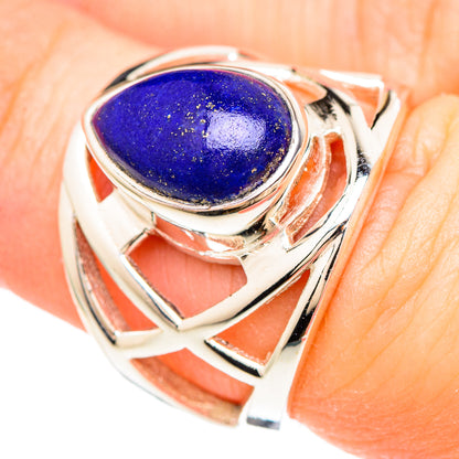 Lapis Lazuli Rings handcrafted by Ana Silver Co - RING99323