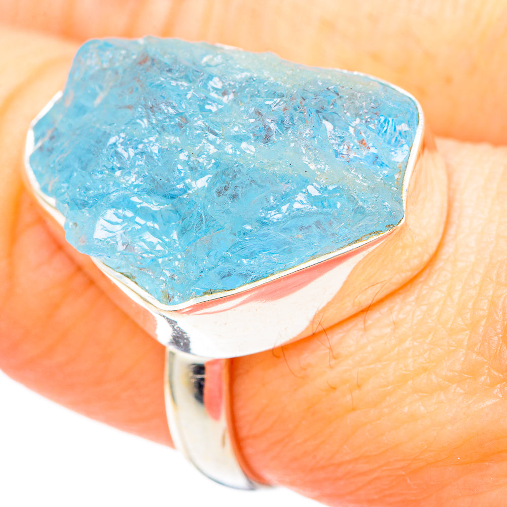Aquamarine Rings handcrafted by Ana Silver Co - RING99324