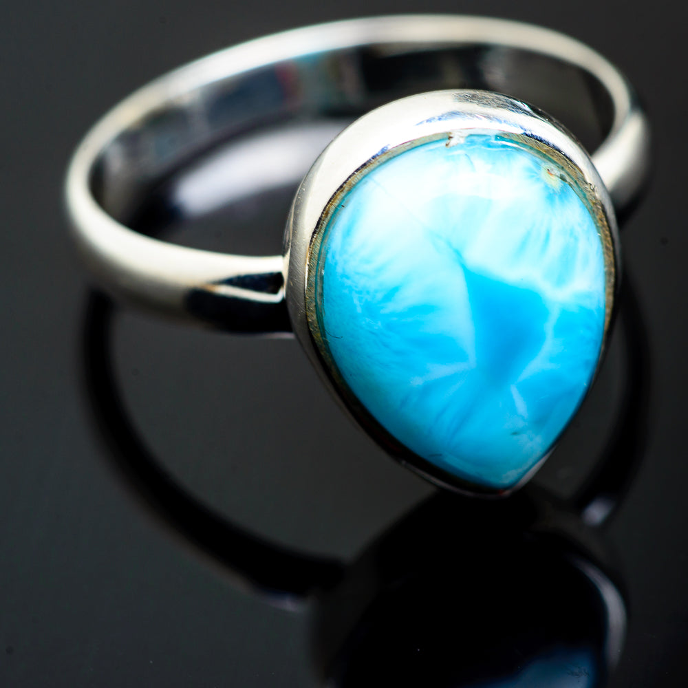 Larimar Rings handcrafted by Ana Silver Co - RING993266