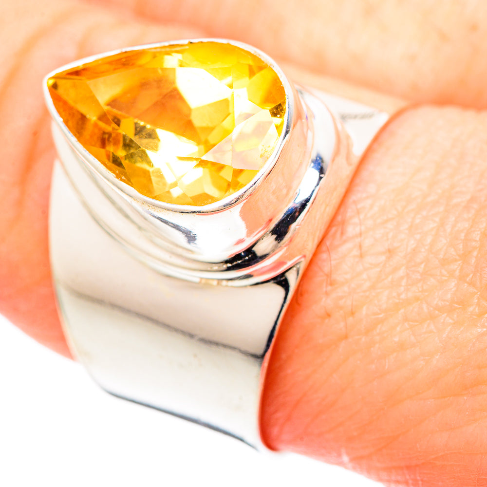 Citrine Rings handcrafted by Ana Silver Co - RING99332