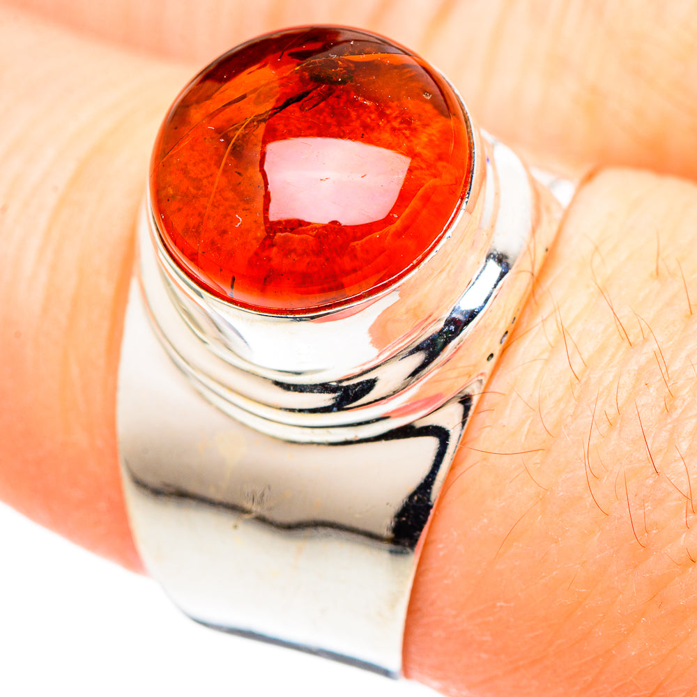Baltic Amber Rings handcrafted by Ana Silver Co - RING99335