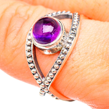 Amethyst Rings handcrafted by Ana Silver Co - RING99340