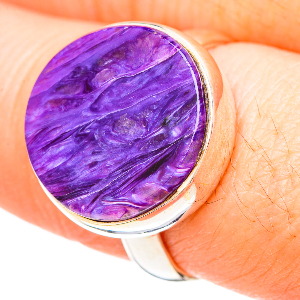 Charoite Rings handcrafted by Ana Silver Co - RING99348