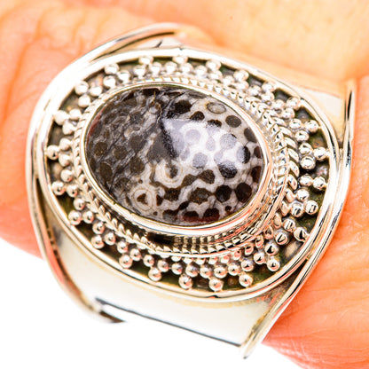 Stingray Coral Rings handcrafted by Ana Silver Co - RING99350