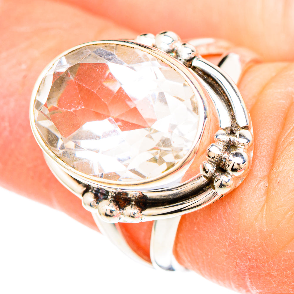 White Quartz Rings handcrafted by Ana Silver Co - RING99352