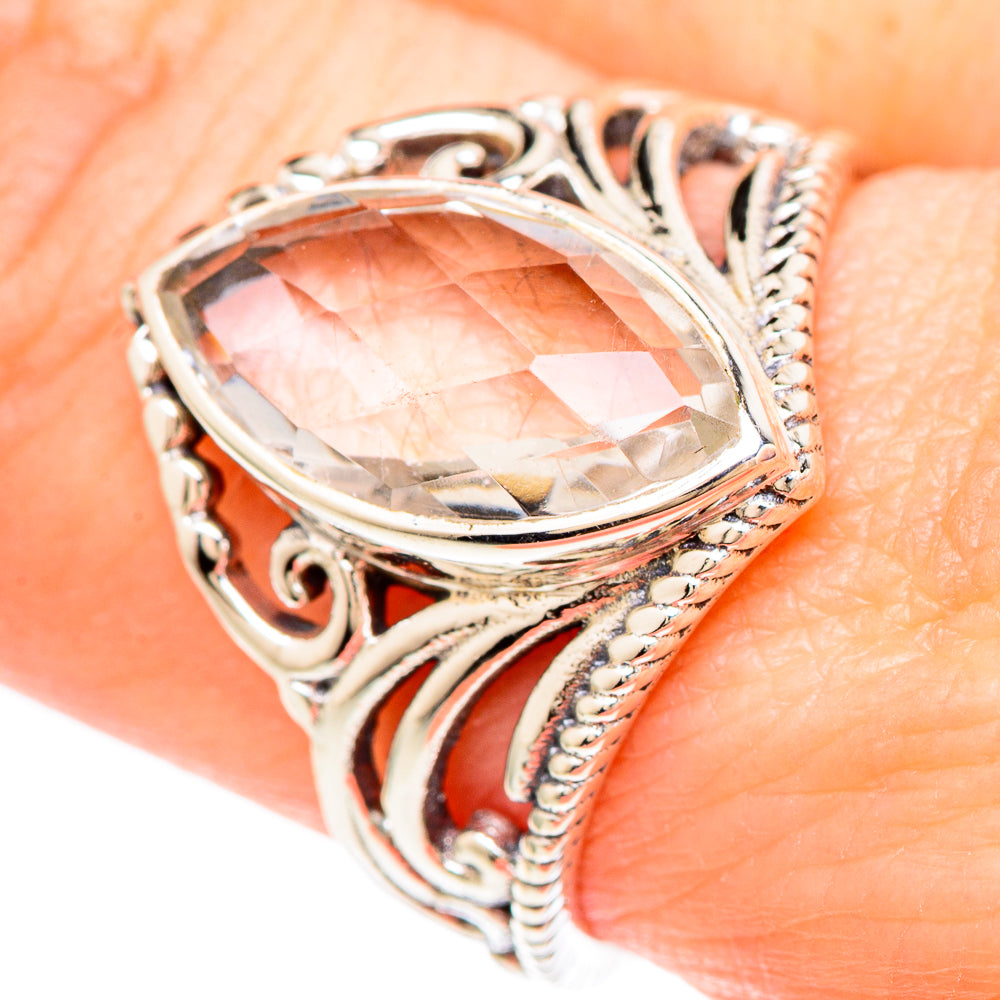 White Quartz Rings handcrafted by Ana Silver Co - RING99353