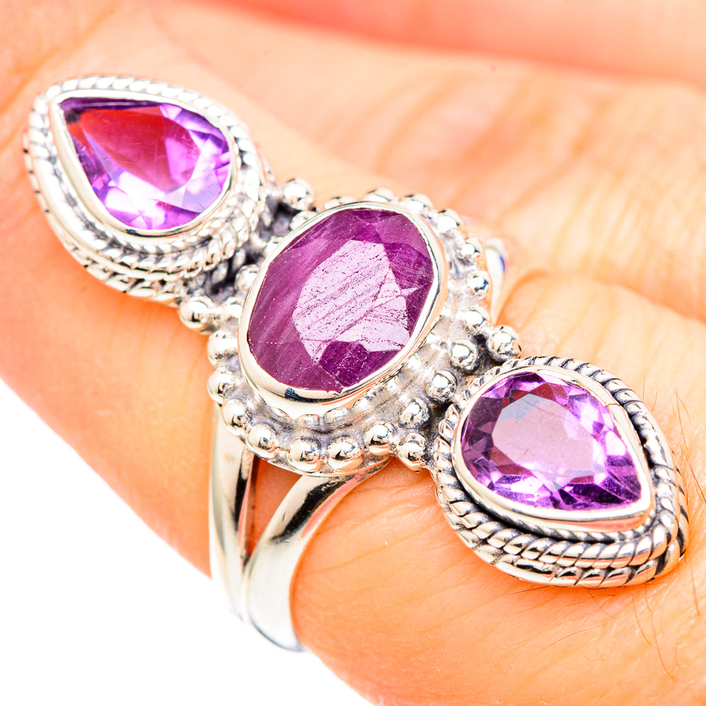 Ruby Rings handcrafted by Ana Silver Co - RING99355