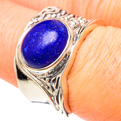 Lapis Lazuli Rings handcrafted by Ana Silver Co - RING99360