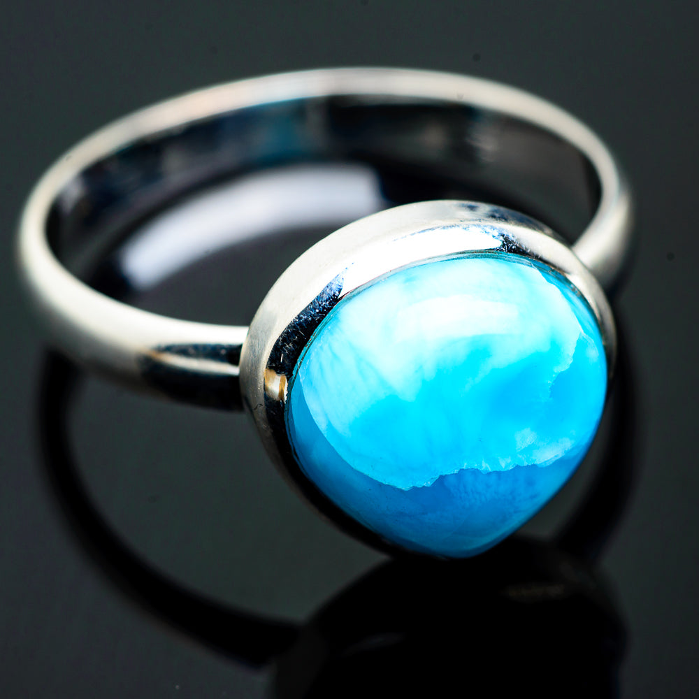 Larimar Rings handcrafted by Ana Silver Co - RING993649