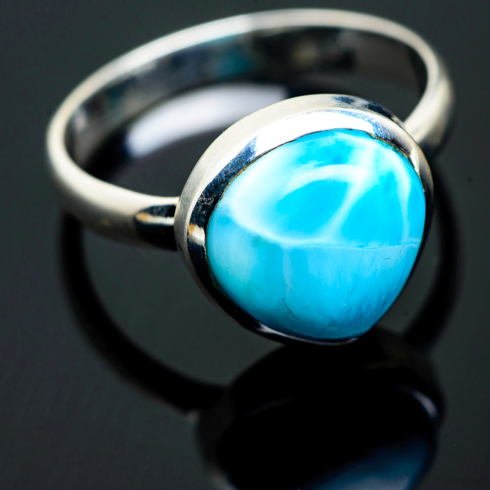 Larimar Rings handcrafted by Ana Silver Co - RING993680