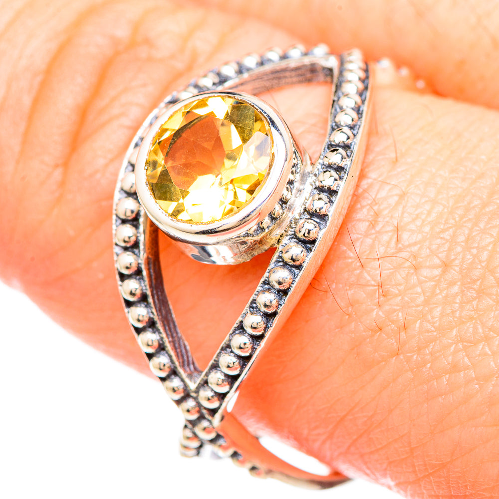 Citrine Rings handcrafted by Ana Silver Co - RING99371