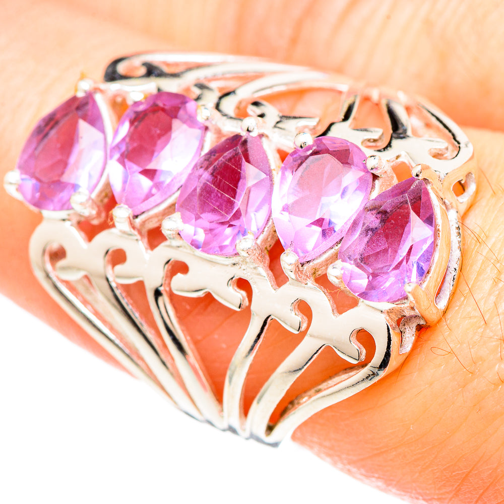 Color Change Alexandrite (lab.) Rings handcrafted by Ana Silver Co - RING99380