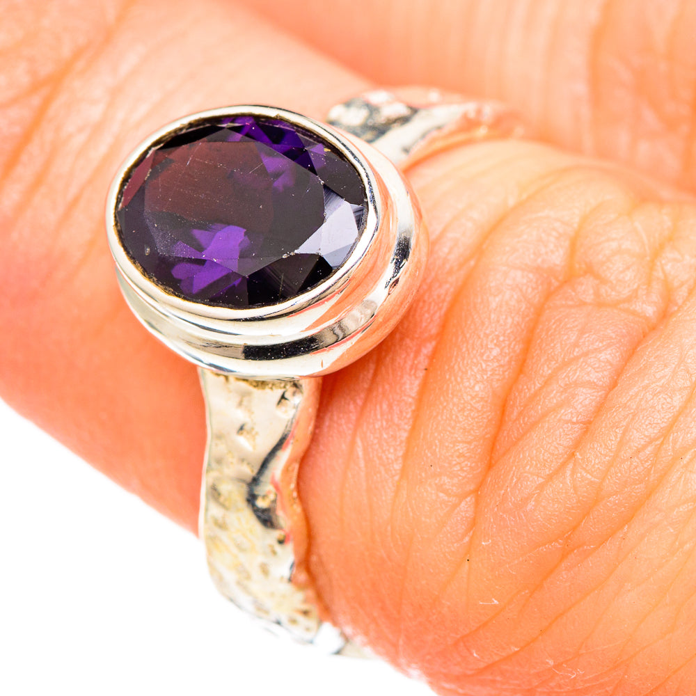 Purple Spinel Rings handcrafted by Ana Silver Co - RING99383