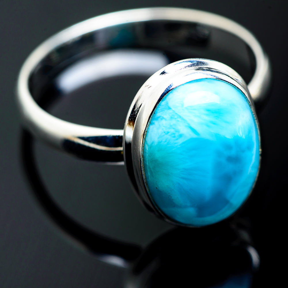 Larimar Rings handcrafted by Ana Silver Co - RING993849