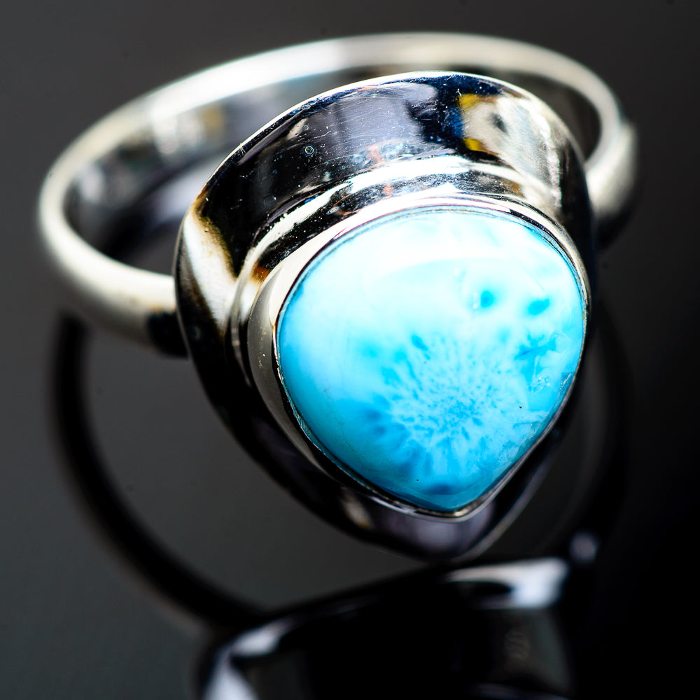 Larimar Rings handcrafted by Ana Silver Co - RING993878