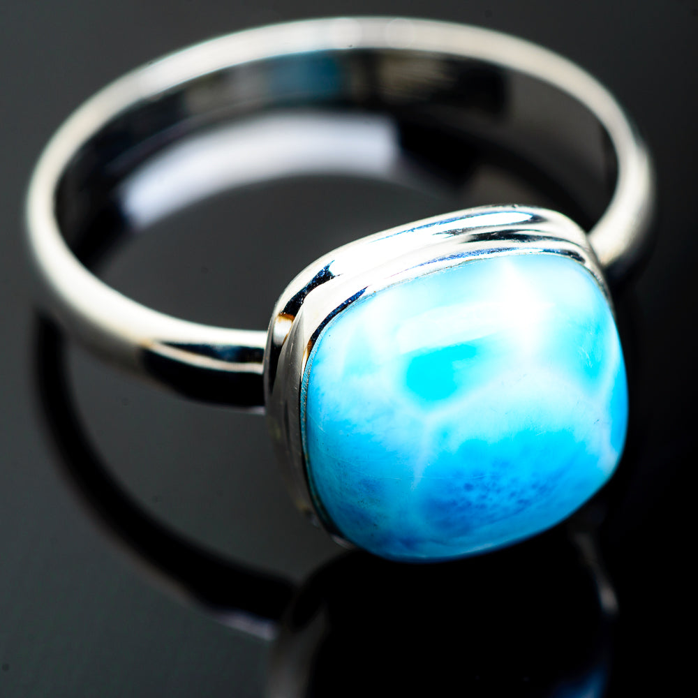 Larimar Rings handcrafted by Ana Silver Co - RING993901