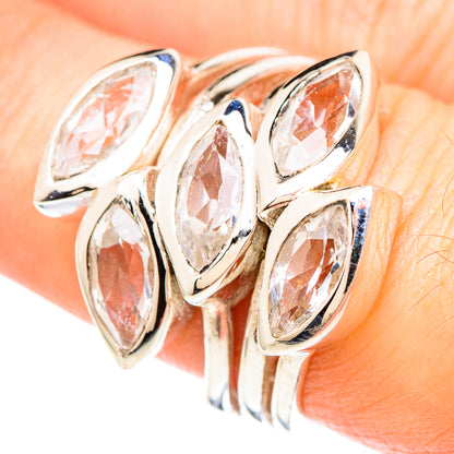 White Quartz Rings handcrafted by Ana Silver Co - RING99390