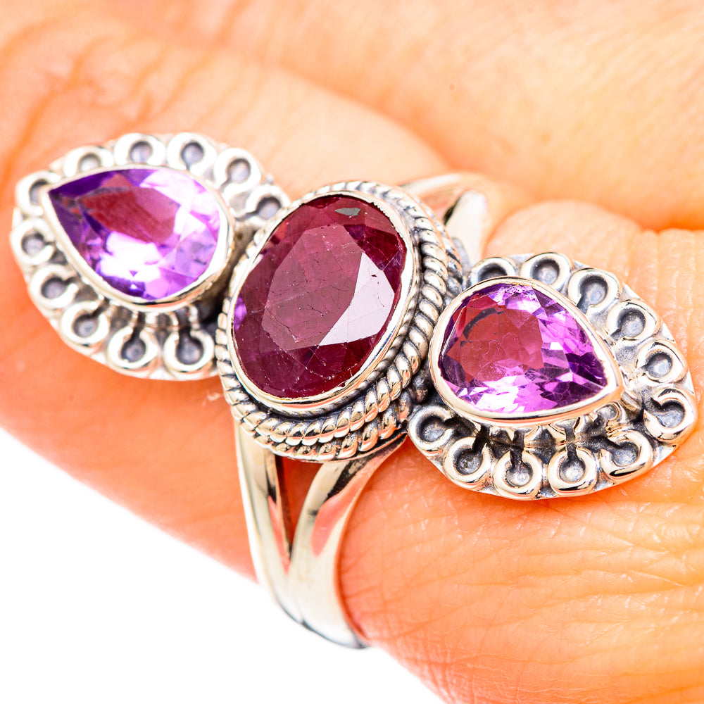 Ruby Rings handcrafted by Ana Silver Co - RING99392