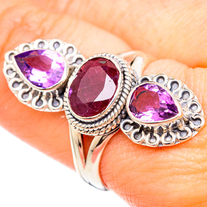 Ruby Rings handcrafted by Ana Silver Co - RING99392