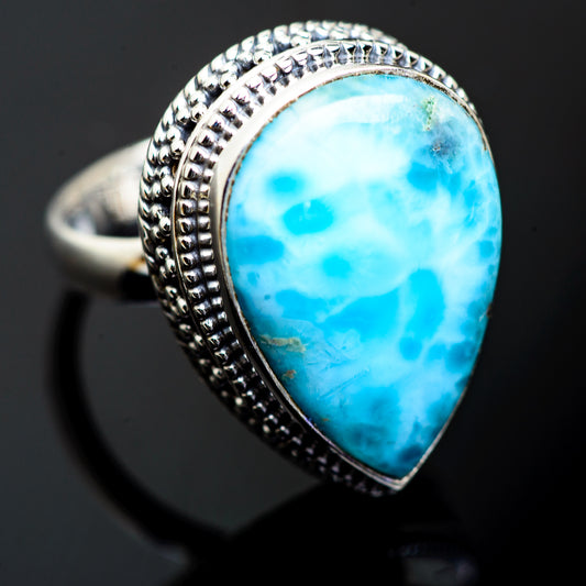 Larimar Rings handcrafted by Ana Silver Co - RING993939