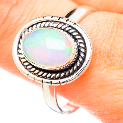 Ethiopian Opal Rings handcrafted by Ana Silver Co - RING99395