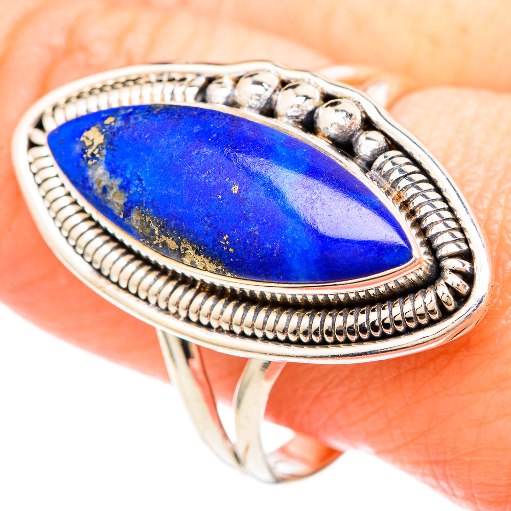 Lapis Lazuli Rings handcrafted by Ana Silver Co - RING99397