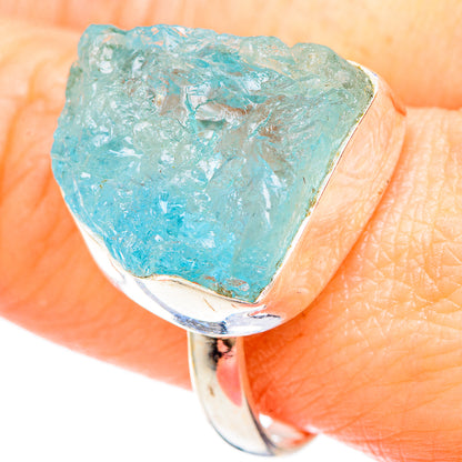 Aquamarine Rings handcrafted by Ana Silver Co - RING99399